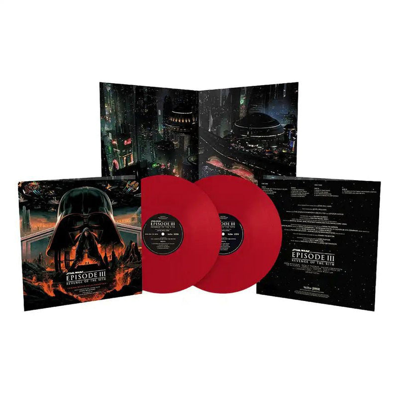 Star Wars: Revenge Of The Sith on John Williams artistin vinyyli LP-levy.