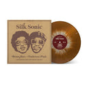 An Evening With Silk Sonic on Silk Sonic bändin vinyyli LP-levy.
