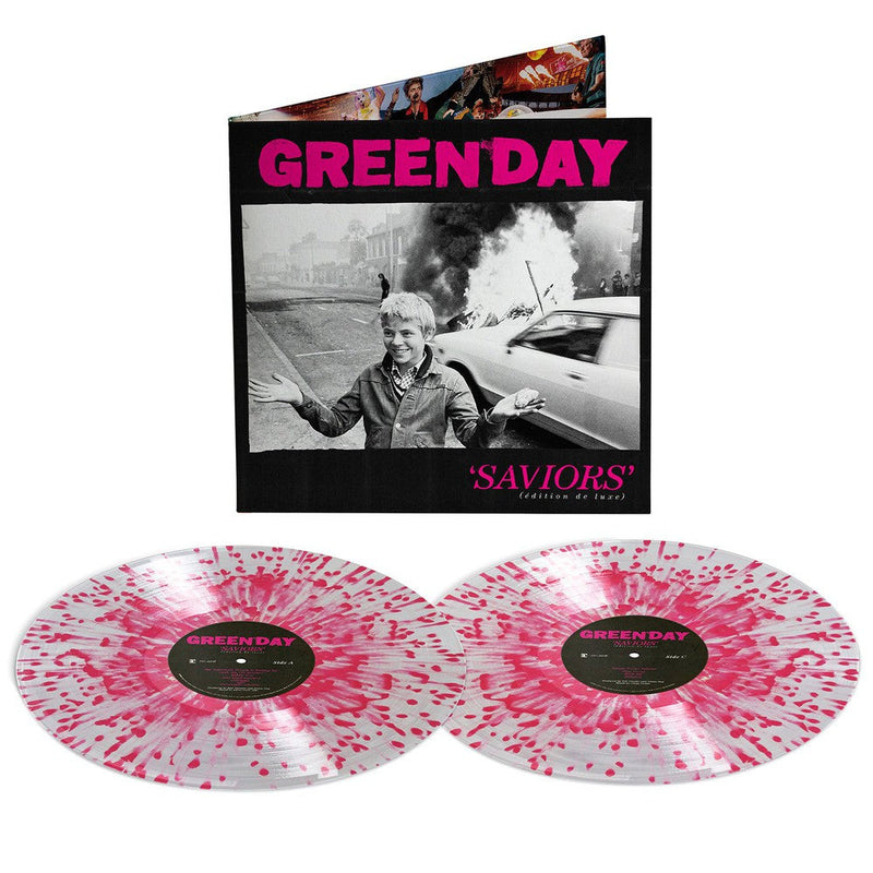 Saviors on Green Day bändin vinyyli LP-levy.
