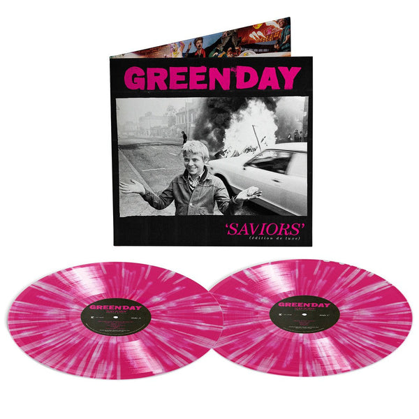 Saviors on Green Day bändin vinyyli LP-levy.