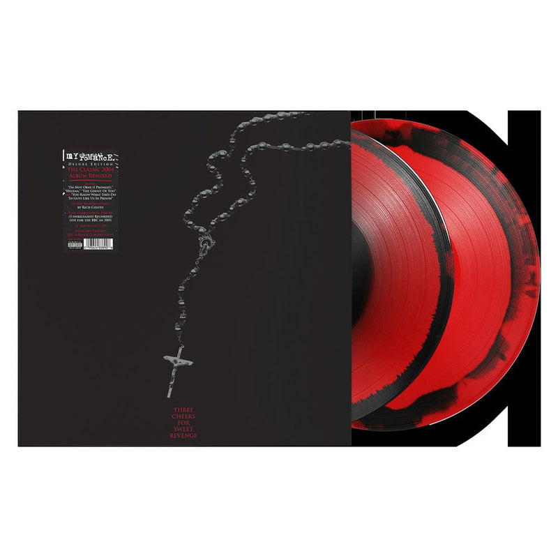 Three Cheers for Sweet Revenge on My Chemical Romance bändin vinyyli LP-levy.