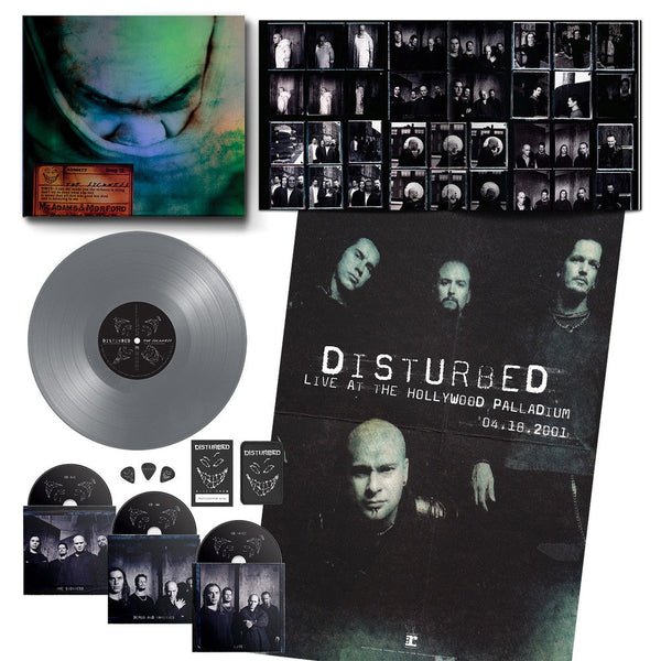 The Sickness on Disturbed bändin vinyyli LP-levy.