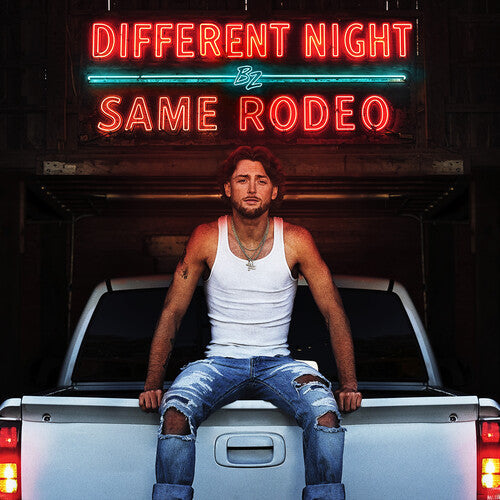 Different Night, Same Rodeo on Bailey Zimmerman artistin vinyyli LP-levy.