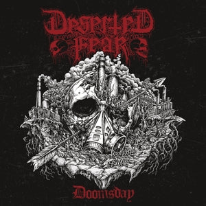 Doomsday on Deserted Fear bändin vinyyli LP-levy.