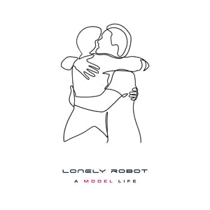 A Model Life on Lonely Robot bändin vinyyli LP-levy.