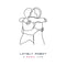 A Model Life on Lonely Robot bändin vinyyli LP-levy.
