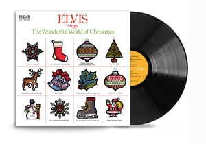 Elvis Sings The Wonderful World Of Christmas on Elvis Presley artistin vinyyli LP-levy.