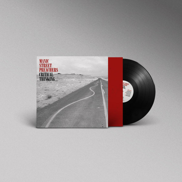 Critical Thinking on Manic Street Preachers bändin vinyyli LP-levy.