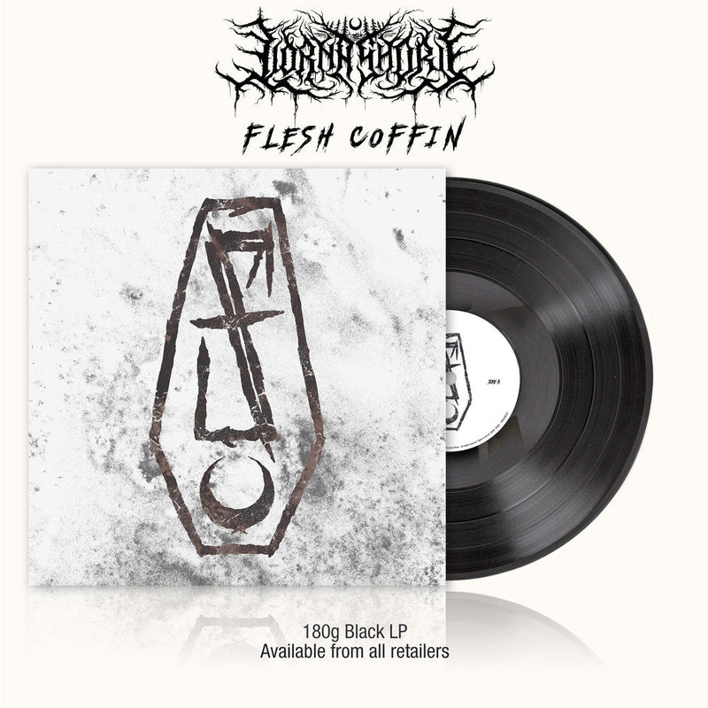 Flesh Coffin on Lorna Shore bändin vinyyli LP-levy.