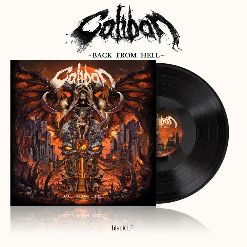 Back From Hell on Caliban bändin vinyyli LP-levy.