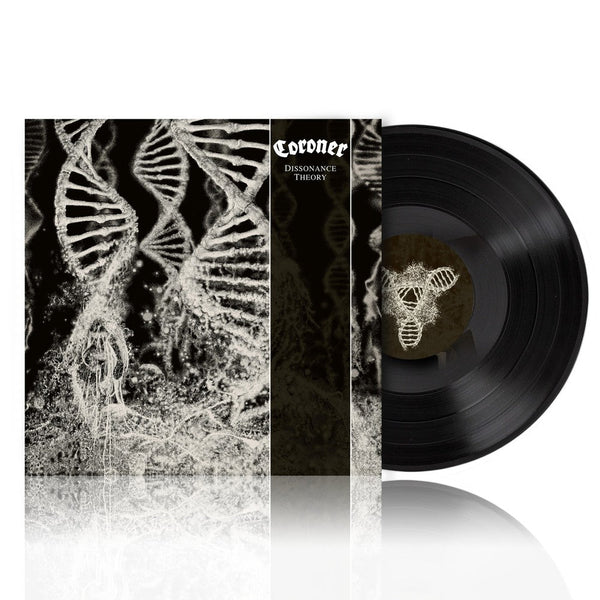 Dissonance Theory on Coroner bändin vinyyli LP-levy.