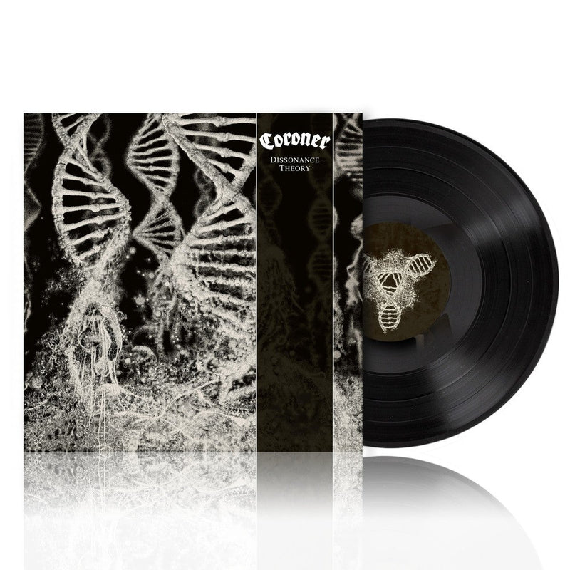 Dissonance Theory on Coroner bändin vinyyli LP-levy.
