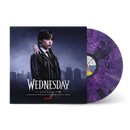 Wednesday: Season 2 on Chris Bacon, Wednesday Addams, Nevermore Academy Orchestra bändin vinyyli LP-levy.