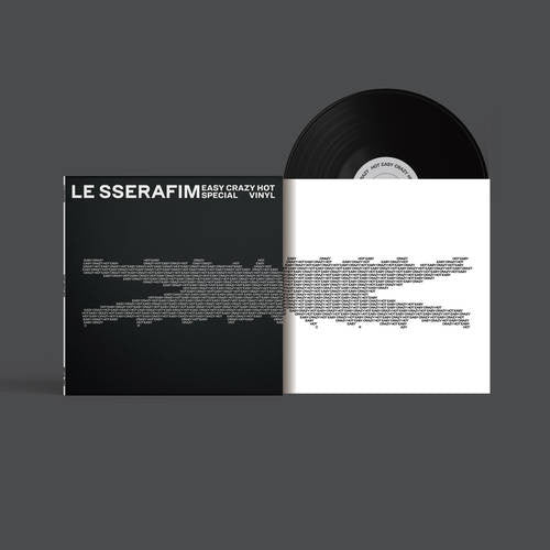 Easy-Crazy-Hot on Le Sserafim bändin vinyyli LP-levy.