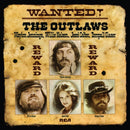 Wanted! The Outlaws on Waylon Jennings, Willie Nelson, Jessi Colter, Tompall Glaser artistien vinyyli LP-levy.