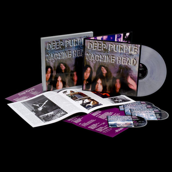 Machine Head on Deep Purple bändin vinyyli LP + 3 CD + BLU-RAY boksi.