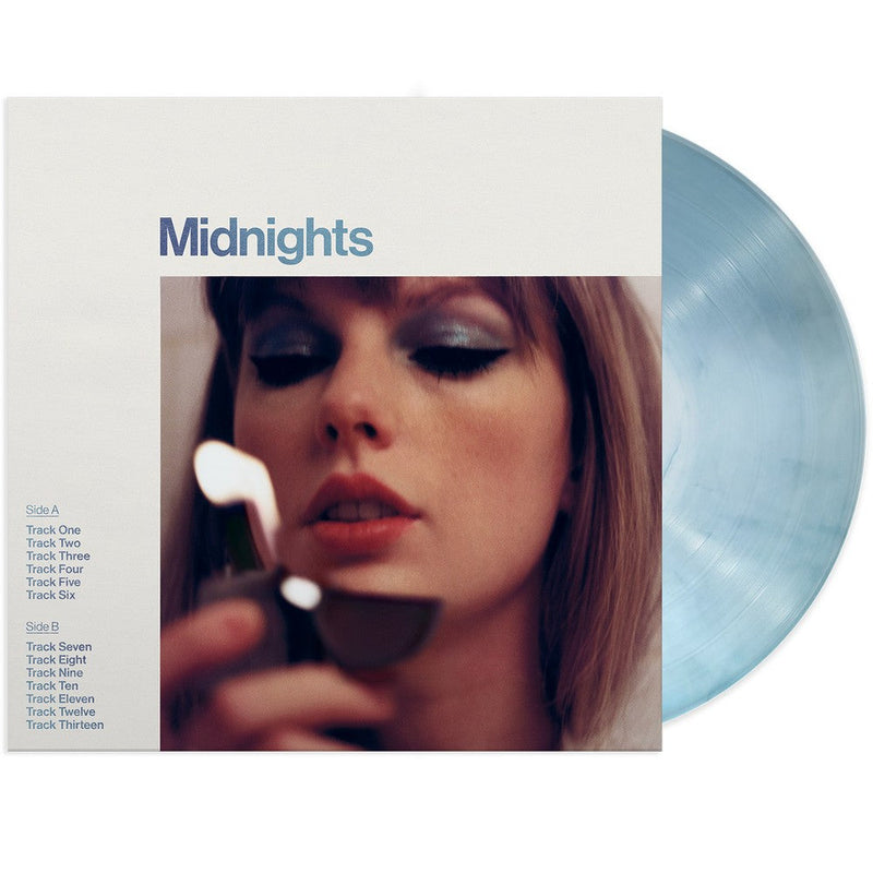 Midnights on Taylor Swift artistin vinyyli LP-levy.