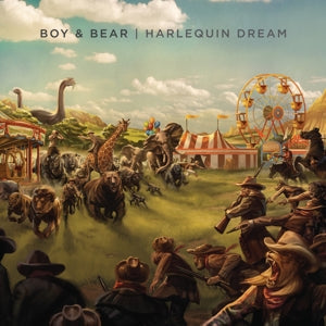 Harlequin Dream on Boy & Bear bändin vinyyli LP-levy.