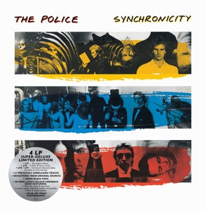 Synchronicity on The Police bändin vinyyli LP-levy.