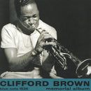Memorial Album on Clifford Brown artistin vinyyli LP-levy.