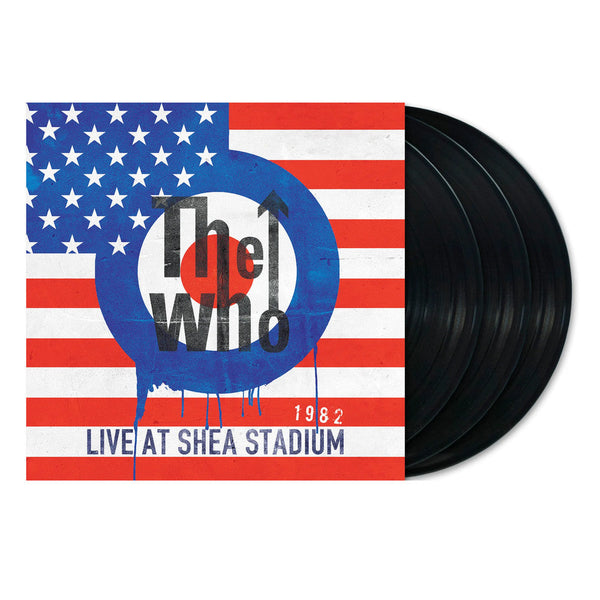 Live At Shea Stadium 1982 on The Who bändin vinyyli LP-levy.