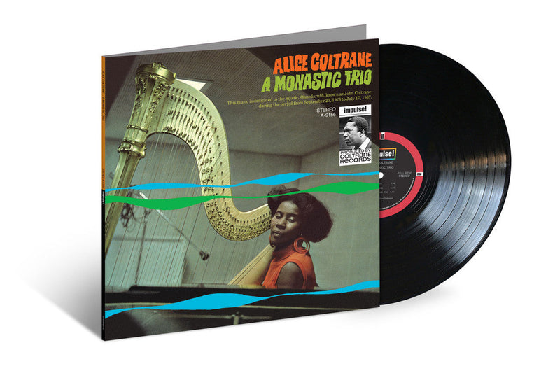 A Monastic Trio on Alice Coltrane artistin vinyyli LP-levy.