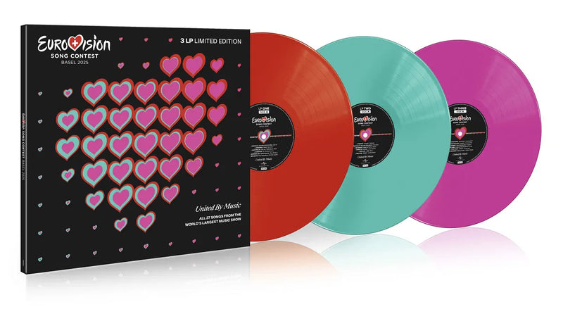 Eurovision Song Contest Basel 2025 on Various Artists vinyyli LP-levy.