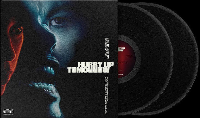 Hurry Up Tomorrow on The Weeknd artistin vinyyli LP-levy.