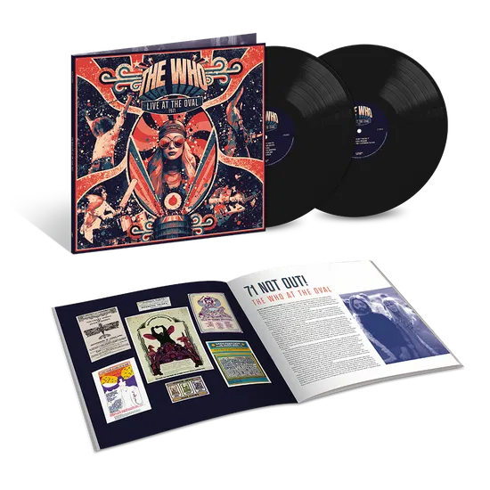 Live at the Oval 1971 on The Who bändin vinyyli LP-levy.