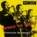 Swing's The Thing on Illinois Jacquet artistin vinyyli LP-levy.
