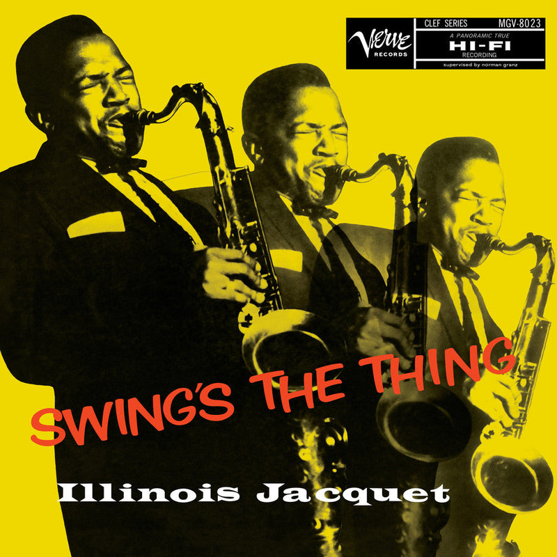 Swing's The Thing on Illinois Jacquet artistin vinyyli LP-levy.