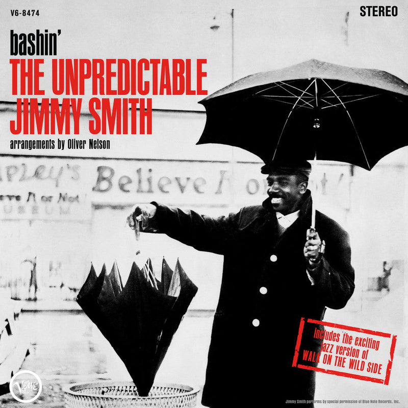 Bashin' on Jimmy Smith artistin vinyyli LP-levy.