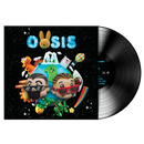 Oasis on J Balvin, Bad Bunny artistien vinyyli LP-levy.