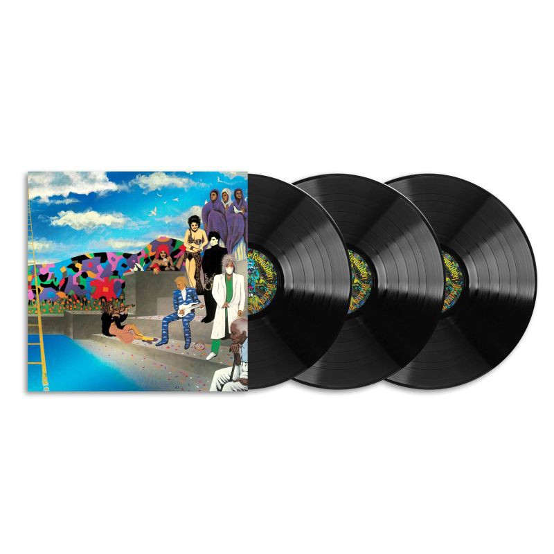 Around The World In A Day on Prince And The Revolution bändin vinyyli LP-levy.