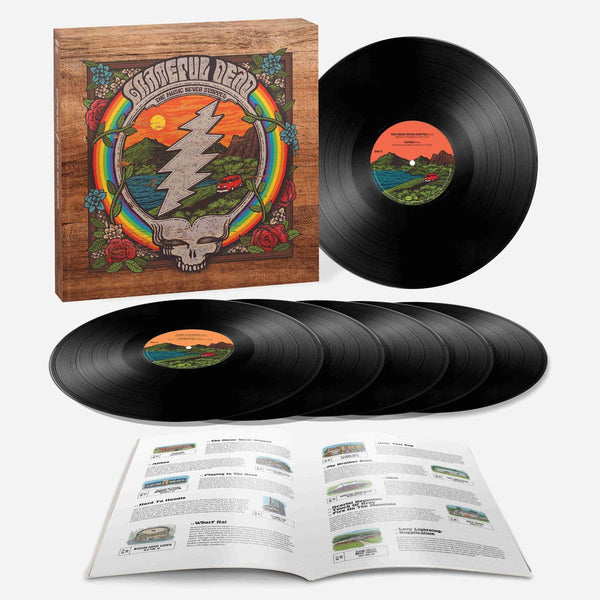 The Music Never Stopped on Grateful Dead bändin vinyylilevyboksi.