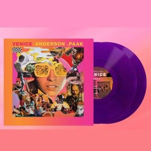 Venice Anderson .Paak artistin vinyyli LP-levy.