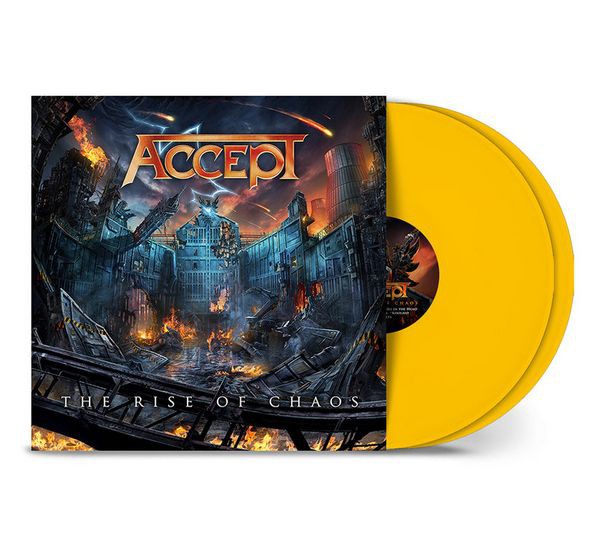 The Rise Of Chaos on Accept bändin vinyyli LP-levy.