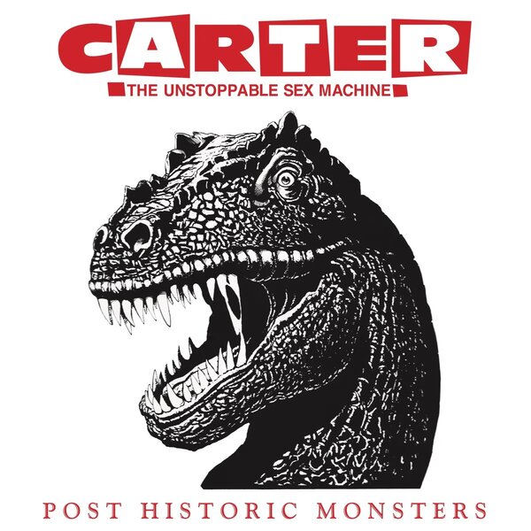 Post Historic Monsters on Carter The Unstoppable Sex Machine bändin vinyyli LP-levy.