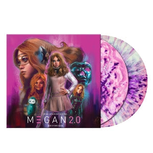 M3gan 2.0 on Chris Bacon artistin vinyyli LP-levy.