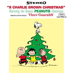 A Charlie Brown Christmas on Vince Guaraldi Trio -bändin vinyyli LP-levy.