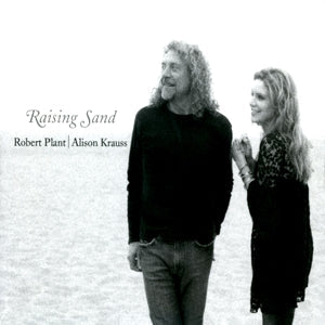 Raising Sand on Robert Plant & Alison Krauss artistien vinyyli LP-levy.