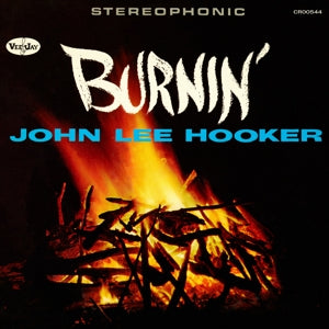 Burnin' on John Lee Hooker artistin vinyyli LP-levy.