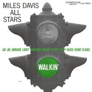 Walkin' on Miles Davis All Stars bändin vinyyli LP-levy.