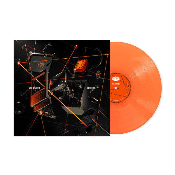 Ricochet on Rise Against bändin vinyyli LP-levy.