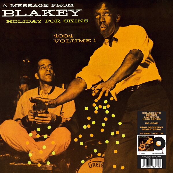 Holiday For Skins Vol.1 on Art B lakey artistin vinyyli LP-levy.