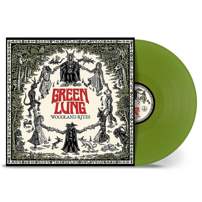 Woodland Rites on Green Lung bändin vinyyli LP-levy.