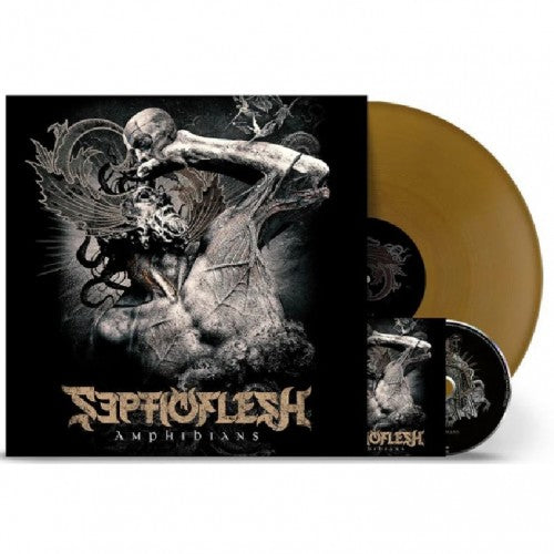 Amphibians on Septicflesh bändin vinyyli 12" + CD.