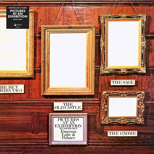 Pictures at an Exhibition on Emerson, Lake & Palmer bändin vinyyli LP-levy.