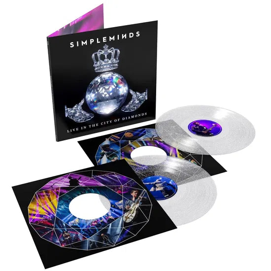 Live in the City of Diamonds on Simple Minds bändin vinyyli LP-levy.