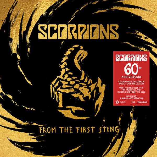 From The First Sting n Scorpions bändin vinyyli LP-levy. 